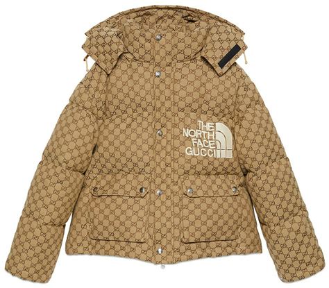 north face x Gucci coat